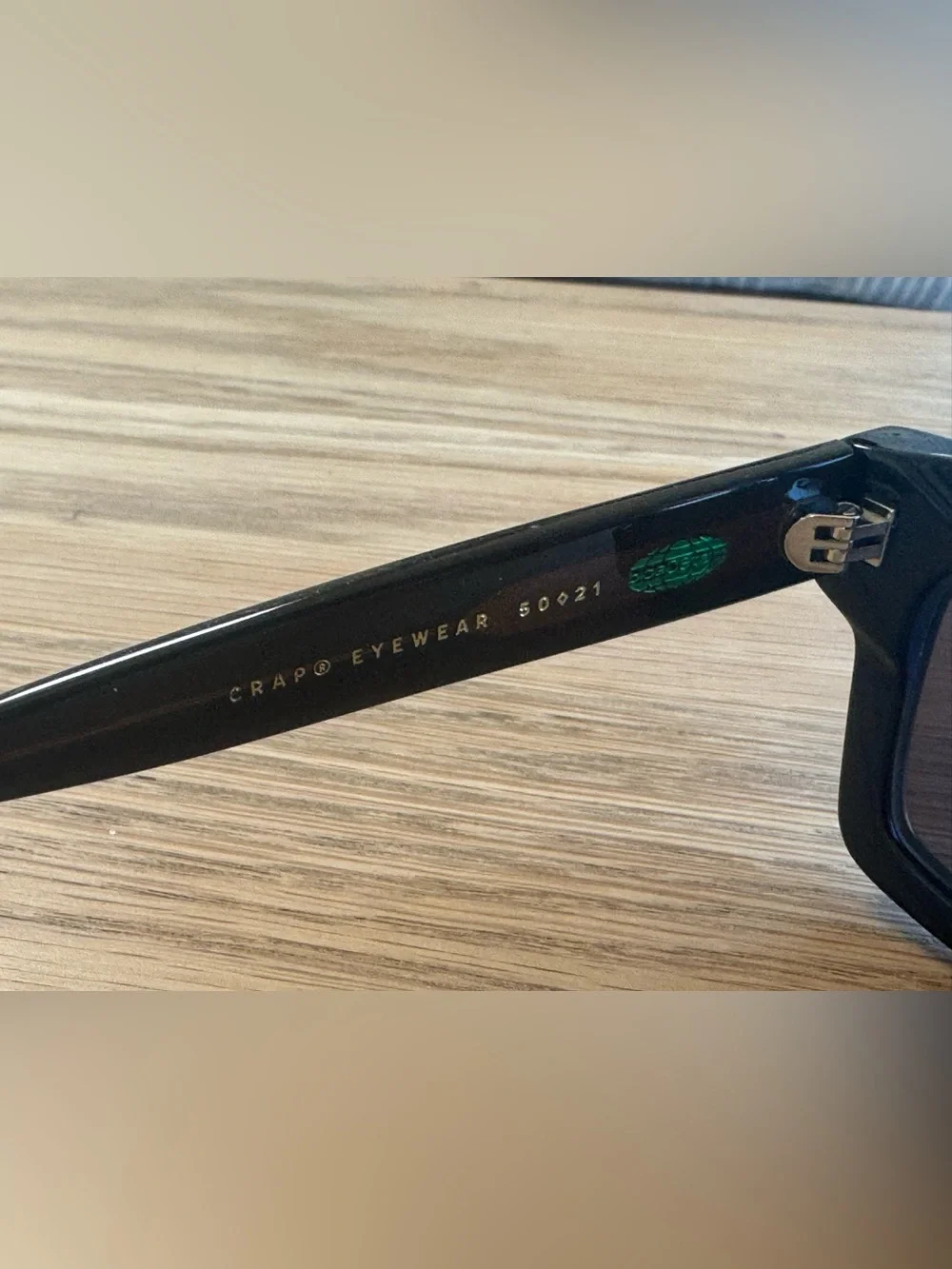 Crap Eyewear only worn